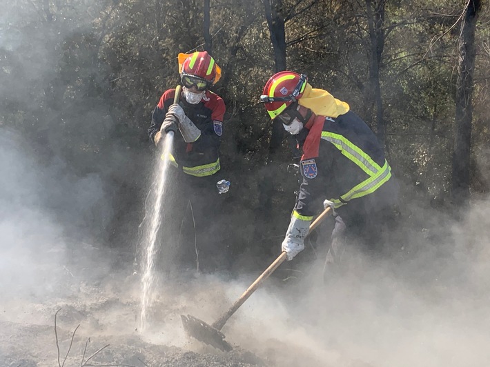FW-BN: Waldbrandeinheit aus NRW im Einsatz in Griechenland