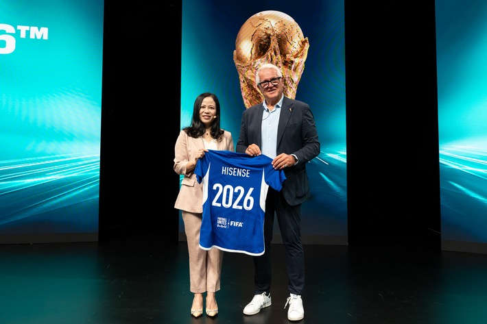 Hisense kündigt drittes FIFA World Cup-Sponsoring an und präsentiert RGB-MiniLED-Technologie