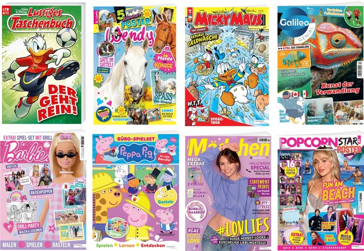 Egmont Ehapa Media bestätigt starke Reichweiten im KINDER MEDIEN MONITOR
