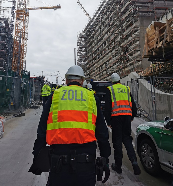 HZA-HH: Zoll nimmt Baubranche ins Visier // Hauptzollamt Hamburg überprüft 174 Arbeitnehmer auf Großbaustellen