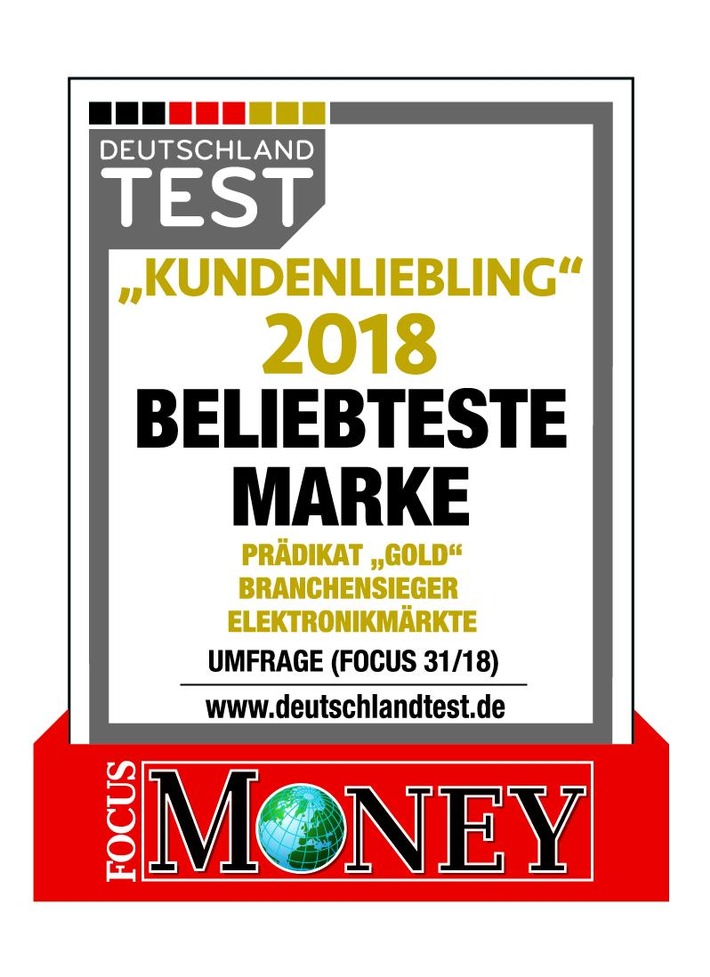 EURONICS ist &quot;Kundenliebling 2018&quot;