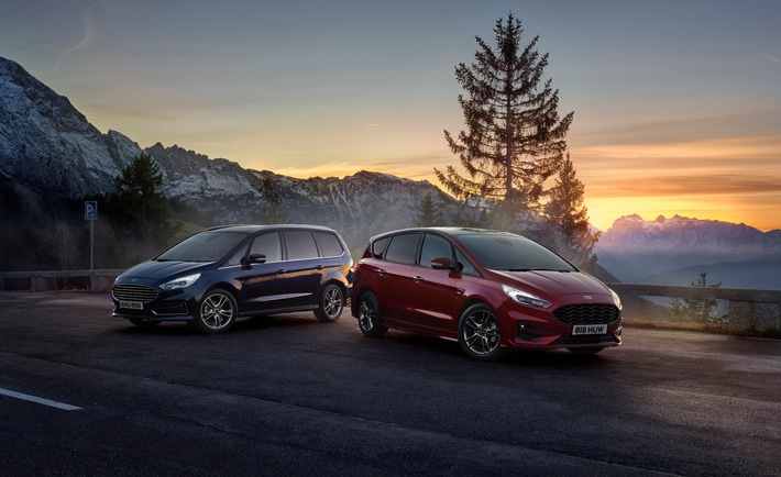 Les carnets de commandes sont ouverts : les nouvelles variantes full hybrid du Ford S-MAX et du Ford Galaxy sont disponibles