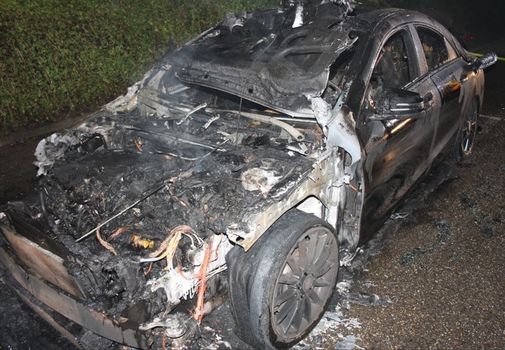 POL-PDLD: Zwei Autos brennen aus