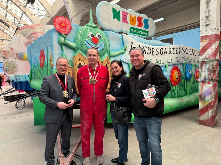 „Flori von Grünherz“ ist Teil des Motto-Wagens