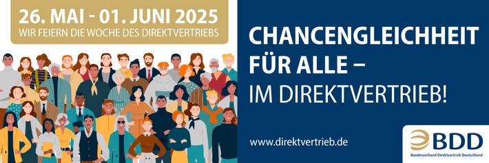 Chancengleichheit im Fokus: Woche des Direktvertriebs 2025 startet am 26. Mai