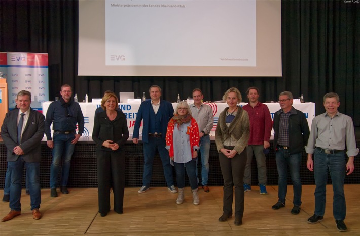 EVG Rheinland-Pfalz: Landesvorstand neu gewählt // Malu Dreyer gratuliert zu 125 Jahre EVG