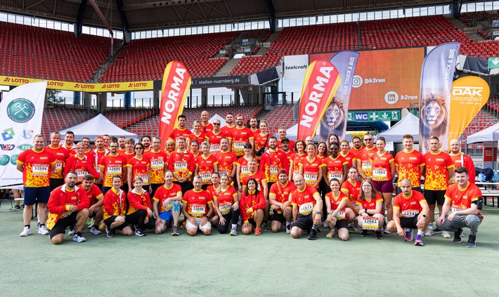 Teilnehmerrekord beim Discounter-Team: Mehr als 125 NORMA-Mitarbeitende gehen beim diesjährigen B2Run Nürnberg an den Start / Firmenlauf stärkt Teamgeist und motiviert die Kolleginnen und Kollegen