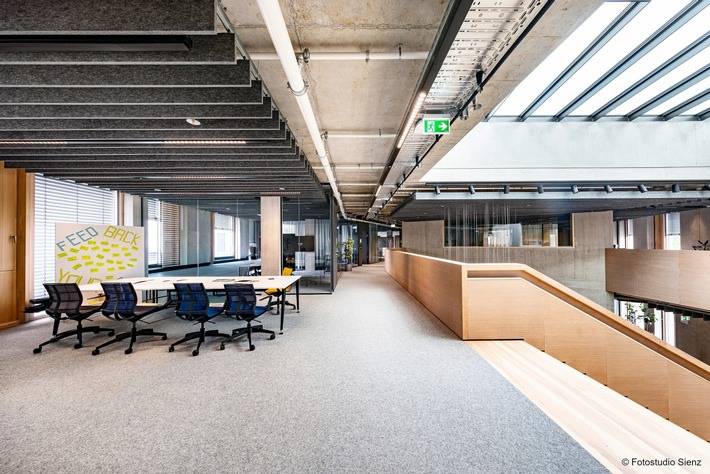 Ganzheitlicher Innenausbau der Lindner Group im DACHSER Neubau in Kempten