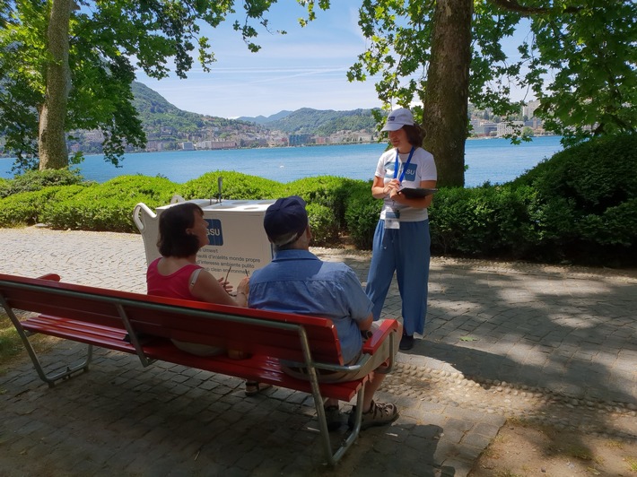 Communicato stampa: "Gli ambasciatori IGSU tengono lontano il littering da Lugano"