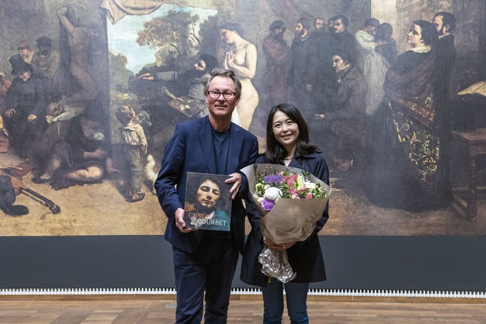 LEOPOLD MUSEUM: 100.000. BESUCHERIN DER AUSSTELLUNG GUSTAVE COURBET