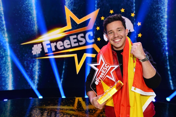 Der #FreeESC trifft den Ton! 19,2 Prozent Marktanteil für die Show von Stefan Raab // Nico Santos gewinnt für Spanien // 10,3 Mio. Zuschauer schalten ein