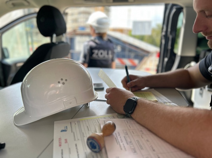 HZA-HN: Zoll mit konzertierter Prüfung in der Baubranche