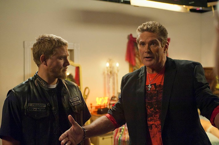 Bikerdress statt Badehose: "The Hoff" bei "Sons of Anarchy" (FOTO)