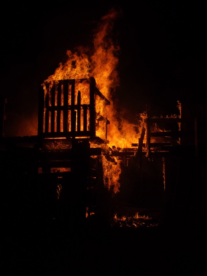 FW-DO: Feuer auf Bauspielplatz