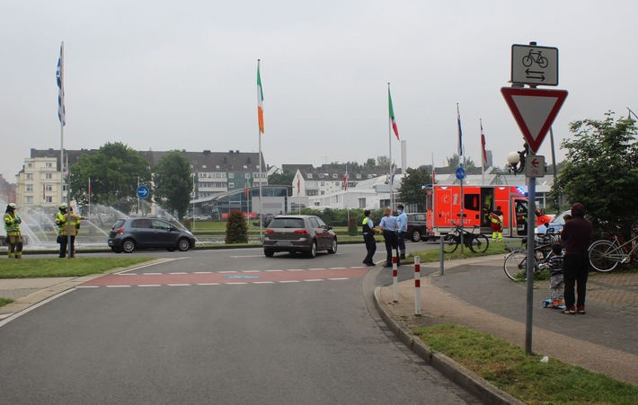 POL-AC: Radfahrerin bei Verkehrsunfall am Europaplatz schwer verletzt