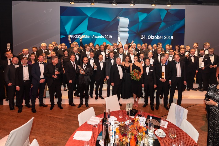 Zum 14. Mal wurden die Besten der Besten geehrt / Druck&Medien Awards 2018 unterstreichen das hohe Niveau der Druckindustrie