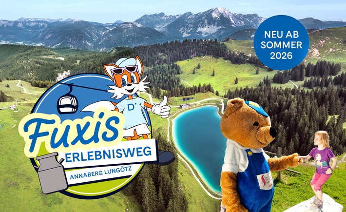 Fuxi & Bruno - entdecke mit dem tierisch starken Duo das Lammertal / Weiterer Text über ots und www.presseportal.de/nr/177533 / Die Verwendung dieses Bildes für redaktionelle Zwecke ist unter Beachtung aller mitgeteilten Nutzungsbedingungen zulässig und dann auch honorarfrei. Veröffentlichung ausschließlich mit Bildrechte-Hinweis.