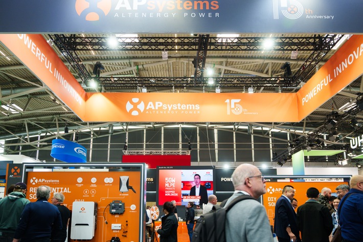 APsystems begeistert auf der Intersolar Europe 2025 mit Next-Gen-Mikrowechselrichtern und Energiespeicherlösungen