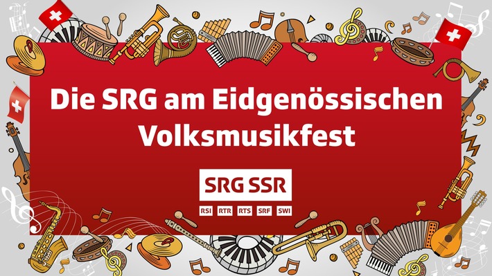 Die SRG ist Medienpartnerin des Eidgenössischen Volksmusikfestes in Bellinzona