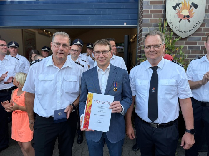 FW-WRN: Löschgruppe Langern feierte rund gelungenes Feuerwehrfest