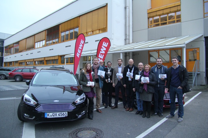 Sparen beim Fahren: REWE Spritsparmeisterschaft: REWE West kürt Gewinner der ECO-Driving-Kampagne. (FOTO)