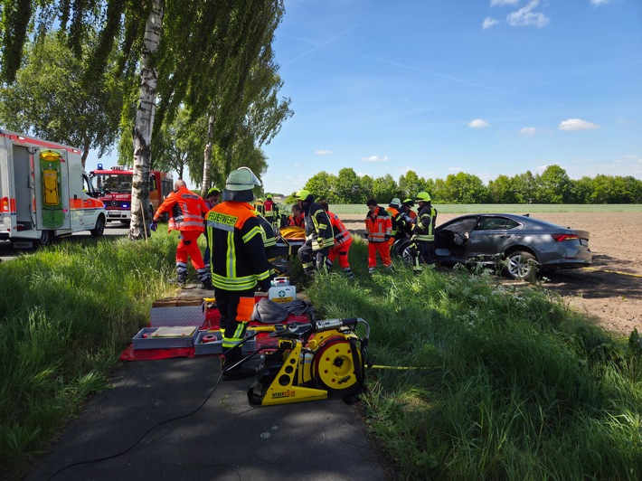 FW-ROW: Medizinisches Gerät erschreckt Fahrer