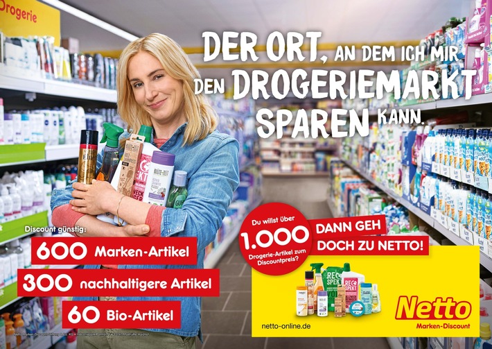 Drogerie-Kampagne: Netto Marken-Discount bietet großes Drogeriesortiment