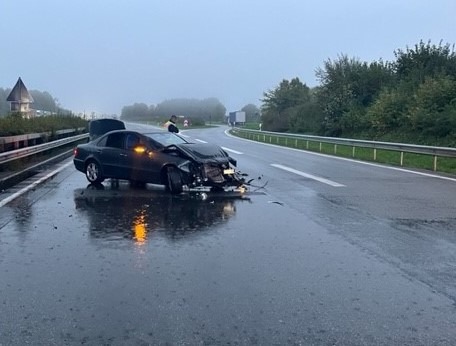 POL-PDPS: Verkehrsunfall mit glimpflichem Ausgang