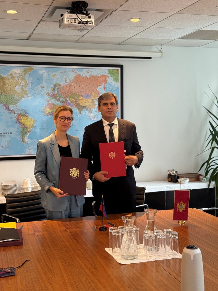 Liechtenstein und Montenegro unterzeichnen ein Doppelbesteuerungsabkommen