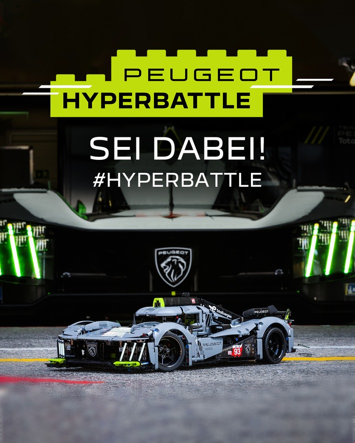 PEUGEOT x LEGO® Hyperbattle: Livestream am 28.02.2024 ab 15 Uhr