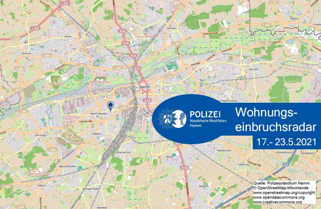 POL-HAM: Wohnungseinbruchsradar Hamm für die Woche 17.05.2021 bis 23.05.2021