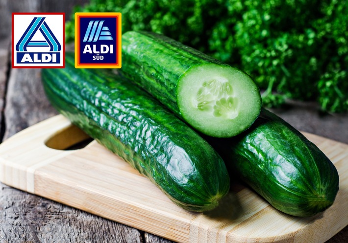 ALDI verzichtet bei Salatgurken auf die Plastikfolie