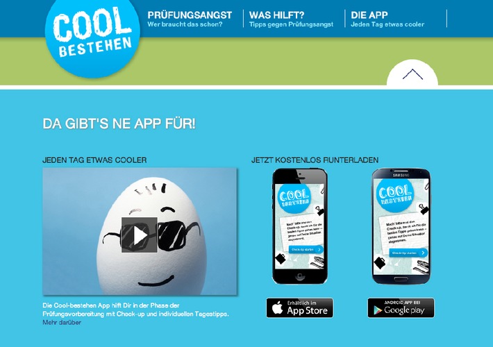 Ab sofort verfügbar: "CoolBestehen" - die erste App gegen Prüfungsangst