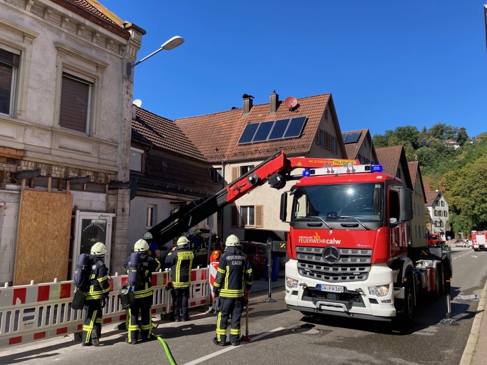 KFV-CW: Gasaustritt in Calw - 240 Menschen evakuiert - Keine Verletzten