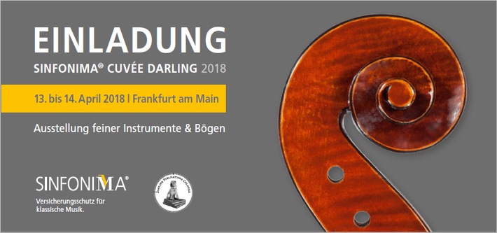SINFONIMA CUVÉE DARLING:  Exklusive Ausstellung und Versteigerung von Meisterbogen und -instrumenten
