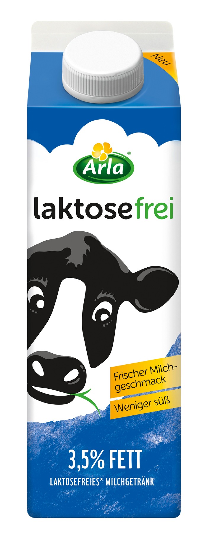 Der neue Star unter laktosefreier Frischmilch: Arla® laktosefrei - die Erste, die lecker frisch und nicht so süß schmeckt