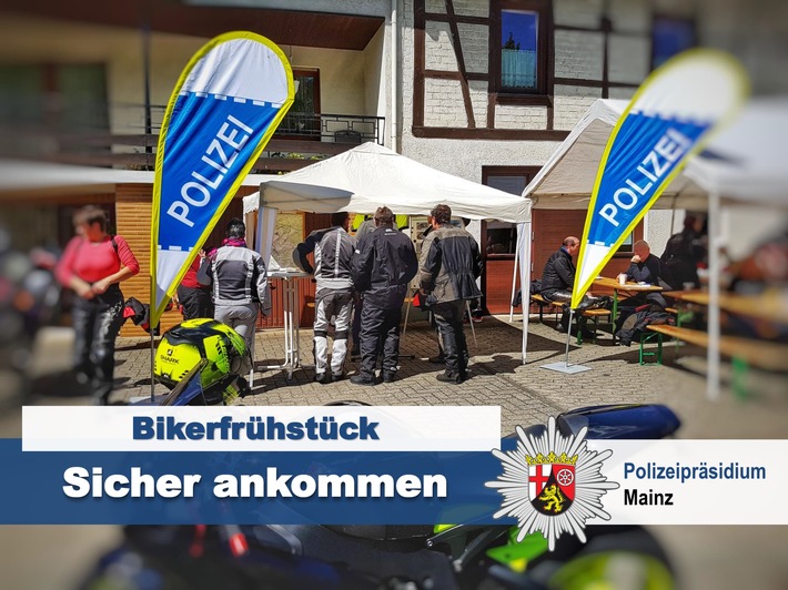 POL-PPMZ: Kirn - Bikerfrühstück beim Gaesselocher-Rädche-Team mit der Polizei Kirn