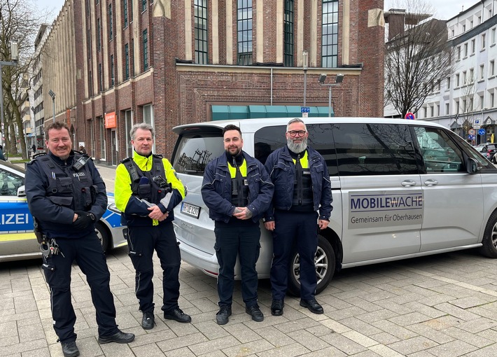POL-OB: Gemeinsame Pressemitteilung der Polizei und der Stadt Oberhausen Mobile Wache steht verstärkt am Saporishja-Platz