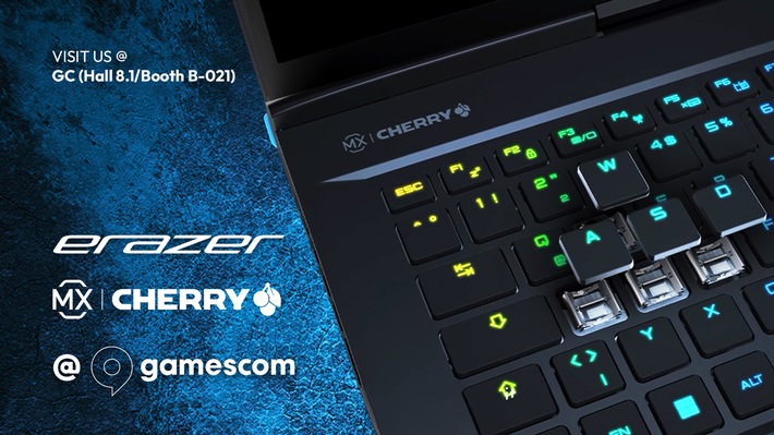 Gamescom 2023: ERAZER® und CHERRY® geben Kooperation bekannt