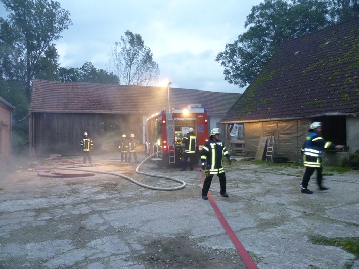 FW-DT: Gemeinschaftliche Einsatzübung der Feuerwehren Detmold und Lemgo