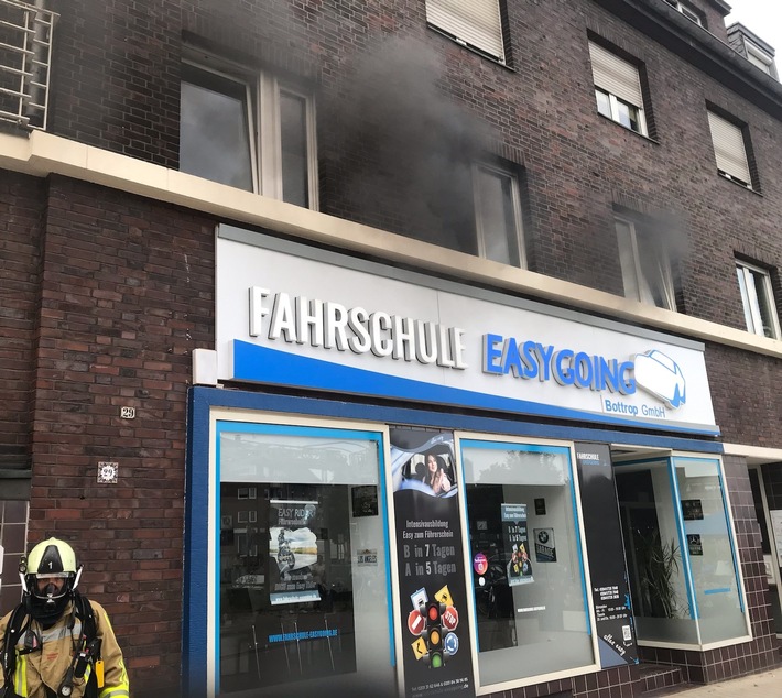 FW-BOT: Küchenbrand in der Innenstadt - keine Verletzten