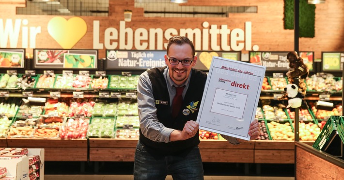 Michael Loof ist "Mitarbeiter des Jahres 2016" im Lebensmitteleinzelhandel