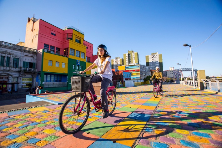 Eine Fahrradtour durch Buenos Aires