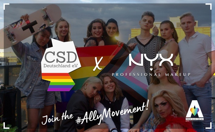 NYX Professional Make Up und der CSD Deutschland e.V. feiern offizielle Partnerschaft