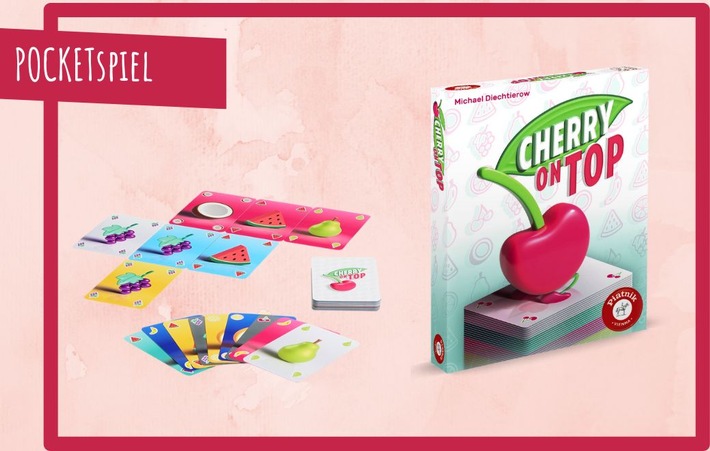 Cherry on Top: Taktische Früchtchen - Farbenfrohes Kartenspiel von Piatnik