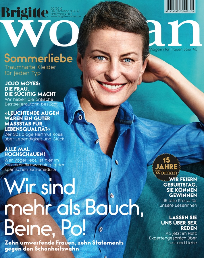 15 Jahre BRIGITTE WOMAN / Ab sofort mit neuen Rubriken und frischem Layout