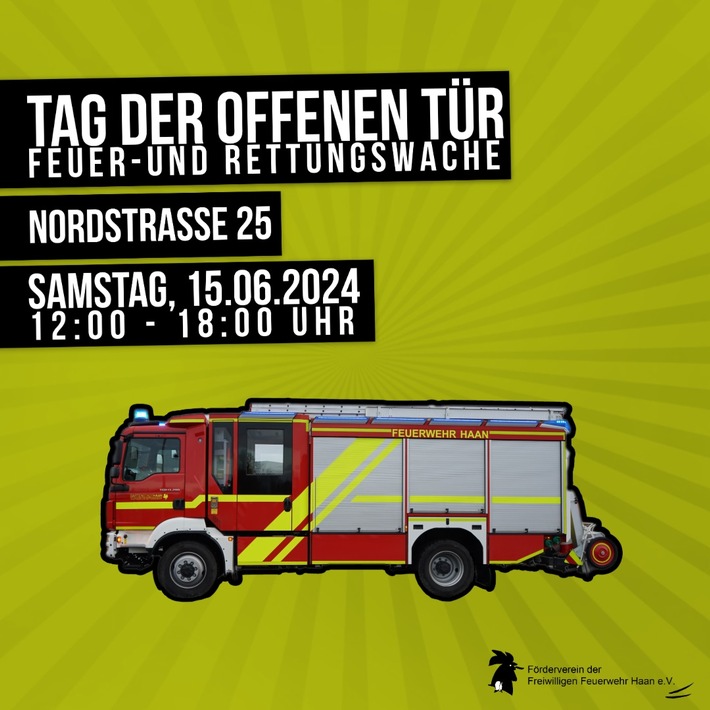 FW-HAAN: Tag der offenen Tür bei der Feuerwehr Haan