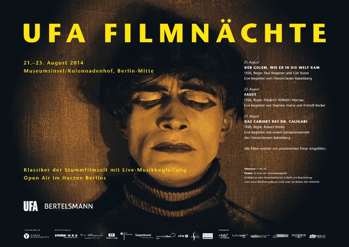 Bertelsmann und UFA laden zu 4. UFA Filmnächten auf die Berliner Museumsinsel