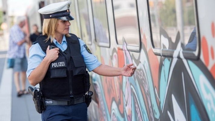 Bundespolizeidirektion München: 30-jähriger Graffitisprayer gefasst: Deutsche Bahn Sicherheit erfolgreich