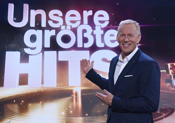 "Unsere größten Hits" im ZDF / Johannes B. Kerner präsentiert große Show zu 40 Jahren Charts in Deutschland (FOTO)